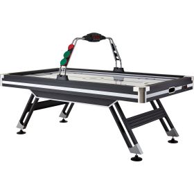 Air-Powered Hockey Table, 89" Indoor Hockey Table for Kids and Adults, LED Sports Hockey Game with 2 Pucks, 2 Pushers, and Electronic Score Syste