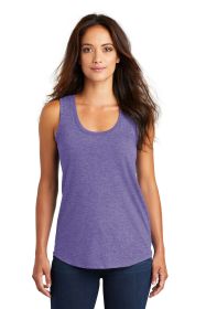 District Women's Perfect Tri Racerback Tank DM138L (Color: Purple Frost, size: 4XL)